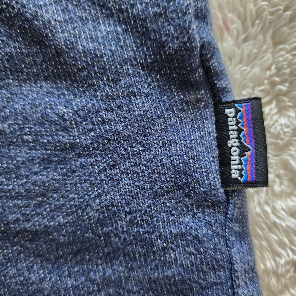 Patagonia Nightfall Fitz Roy Lightweight Crew Sweatshirt, Men's Medium - Navy - Picture 4 of 12